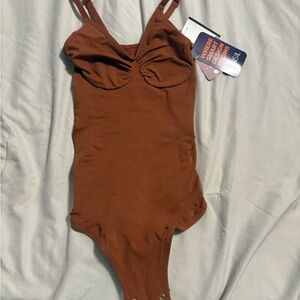 Women's Brown Shapewear Bodysuit